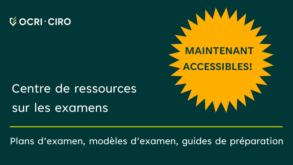 Visitez le centre de ressources sur les examens